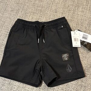 Volcom Toddler Boys Black Hybrid Shorts